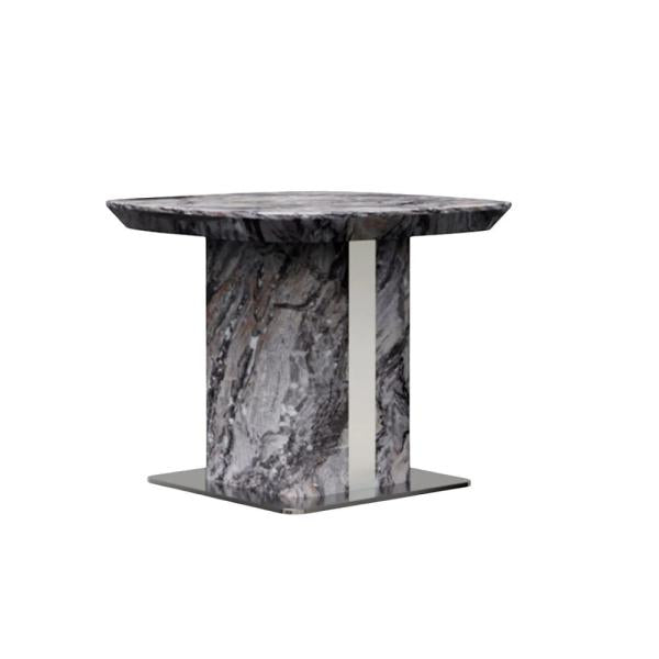 Ravello Grey Engineered Marble End Table