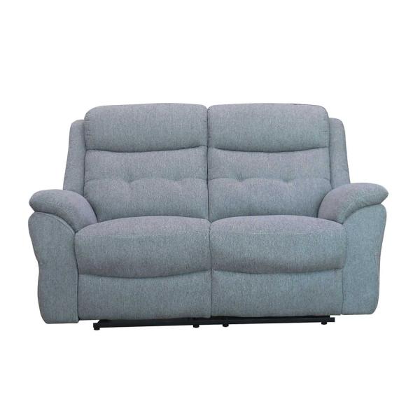 Thomas Grey Fabric Manual Recliner Sofa
