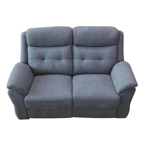 Thomas Grey Fabric Manual Recliner Sofa