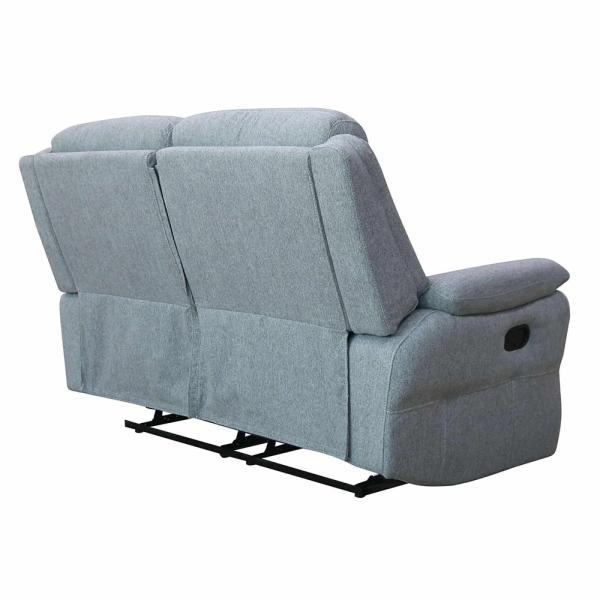Thomas Grey Fabric Manual Recliner Sofa