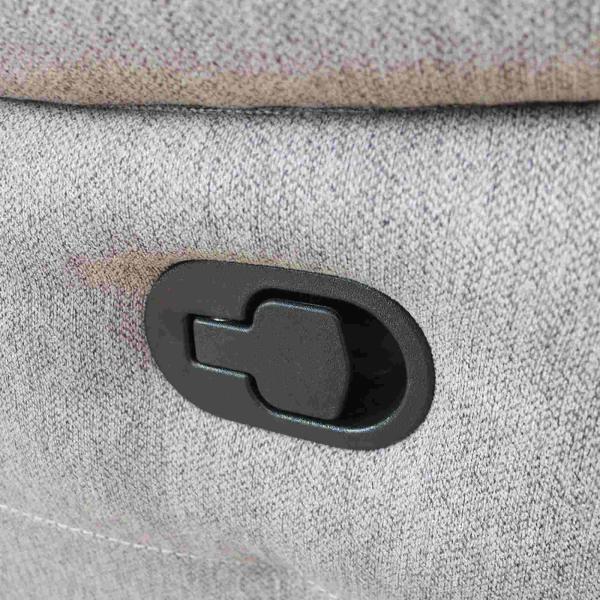 Thomas Grey Fabric Manual Recliner Sofa