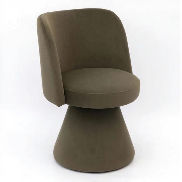 Celeste Fabric Swivel Dining Chair