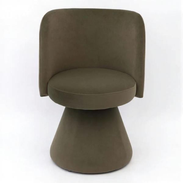 Celeste Fabric Swivel Dining Chair