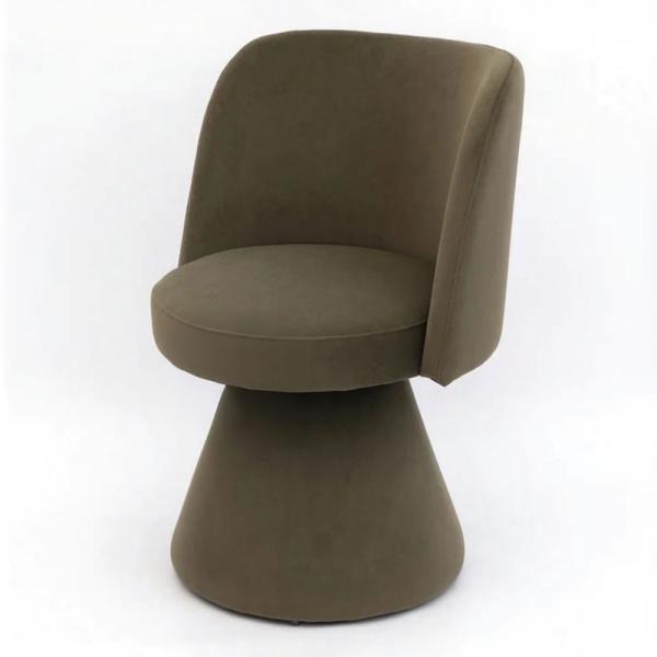 Celeste Fabric Swivel Dining Chair
