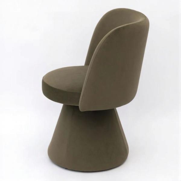 Celeste Fabric Swivel Dining Chair