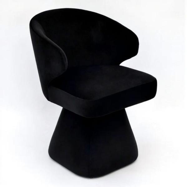 Capri Fabric Swivel Dining Chair
