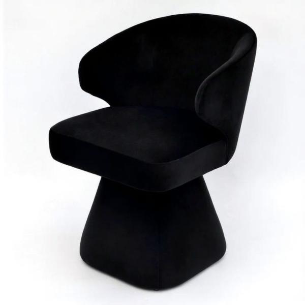 Capri Fabric Swivel Dining Chair