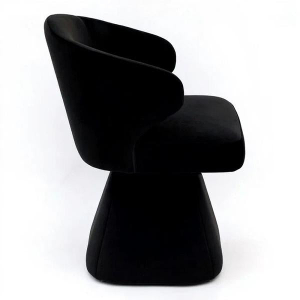 Capri Fabric Swivel Dining Chair