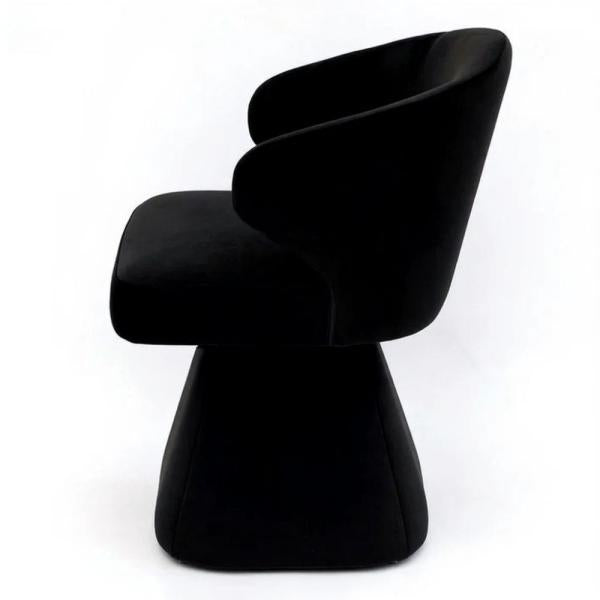 Capri Fabric Swivel Dining Chair