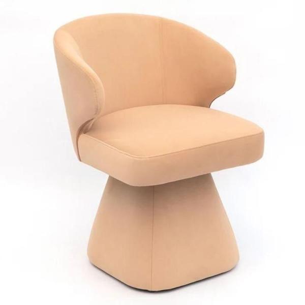 Capri Fabric Swivel Dining Chair