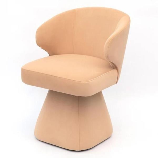 Capri Fabric Swivel Dining Chair