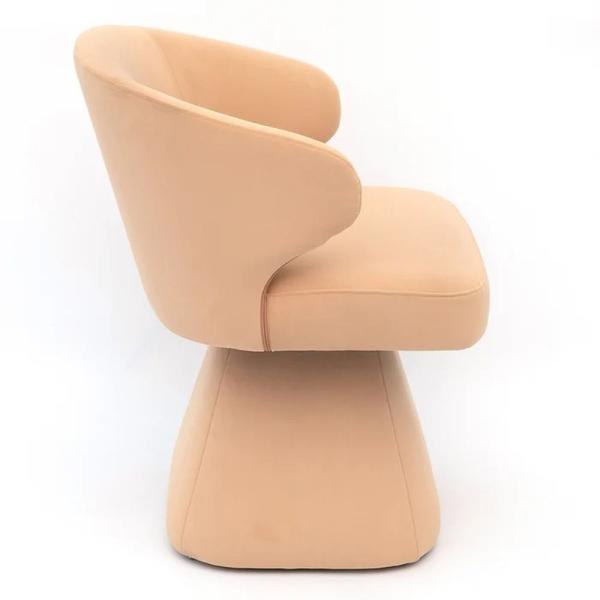 Capri Fabric Swivel Dining Chair