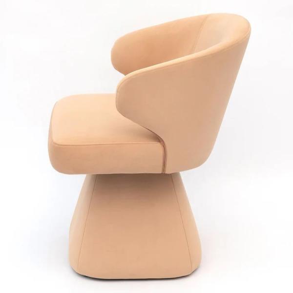 Capri Fabric Swivel Dining Chair