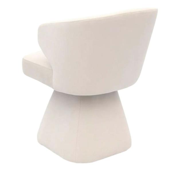 Capri Fabric Swivel Dining Chair
