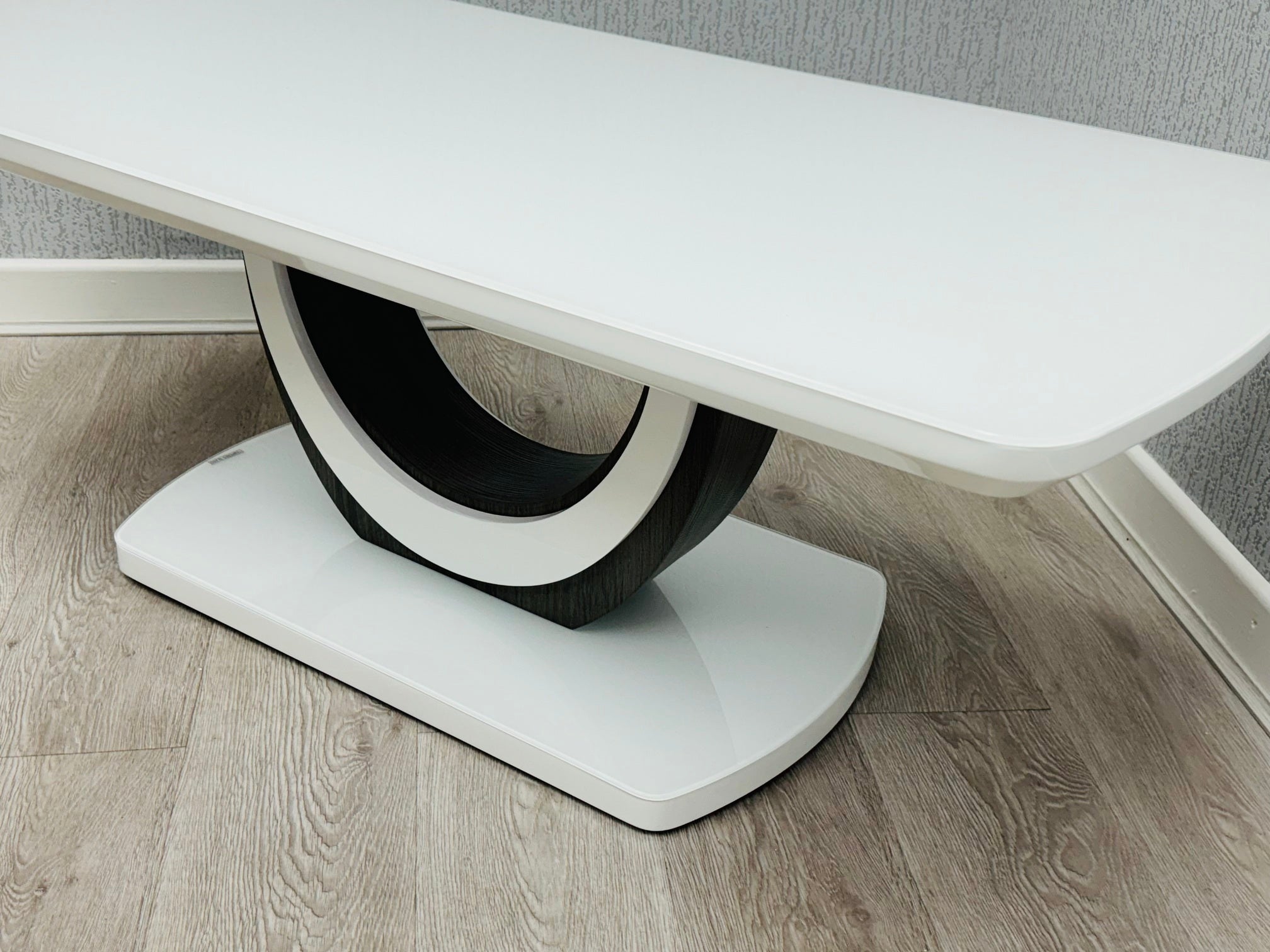 Marano Grey High Gloss Coffee Table - angled view