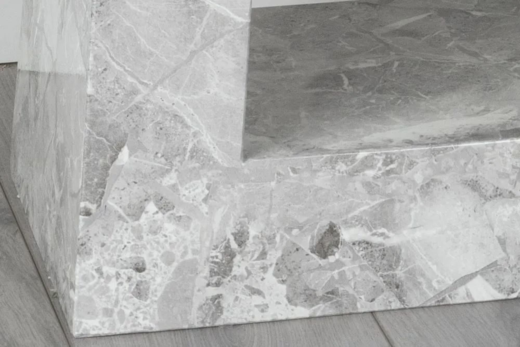 Hugo Grey Engineered Marble Console Table