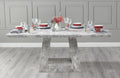 Hugo Grey Engineered Marble Dining Table 160cm