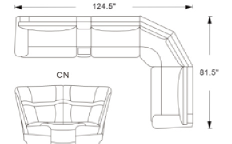 Jackson Pisa Grey Corner Sofa