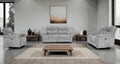 Klint Lucie Dove Fabric Power Recliner Sofa