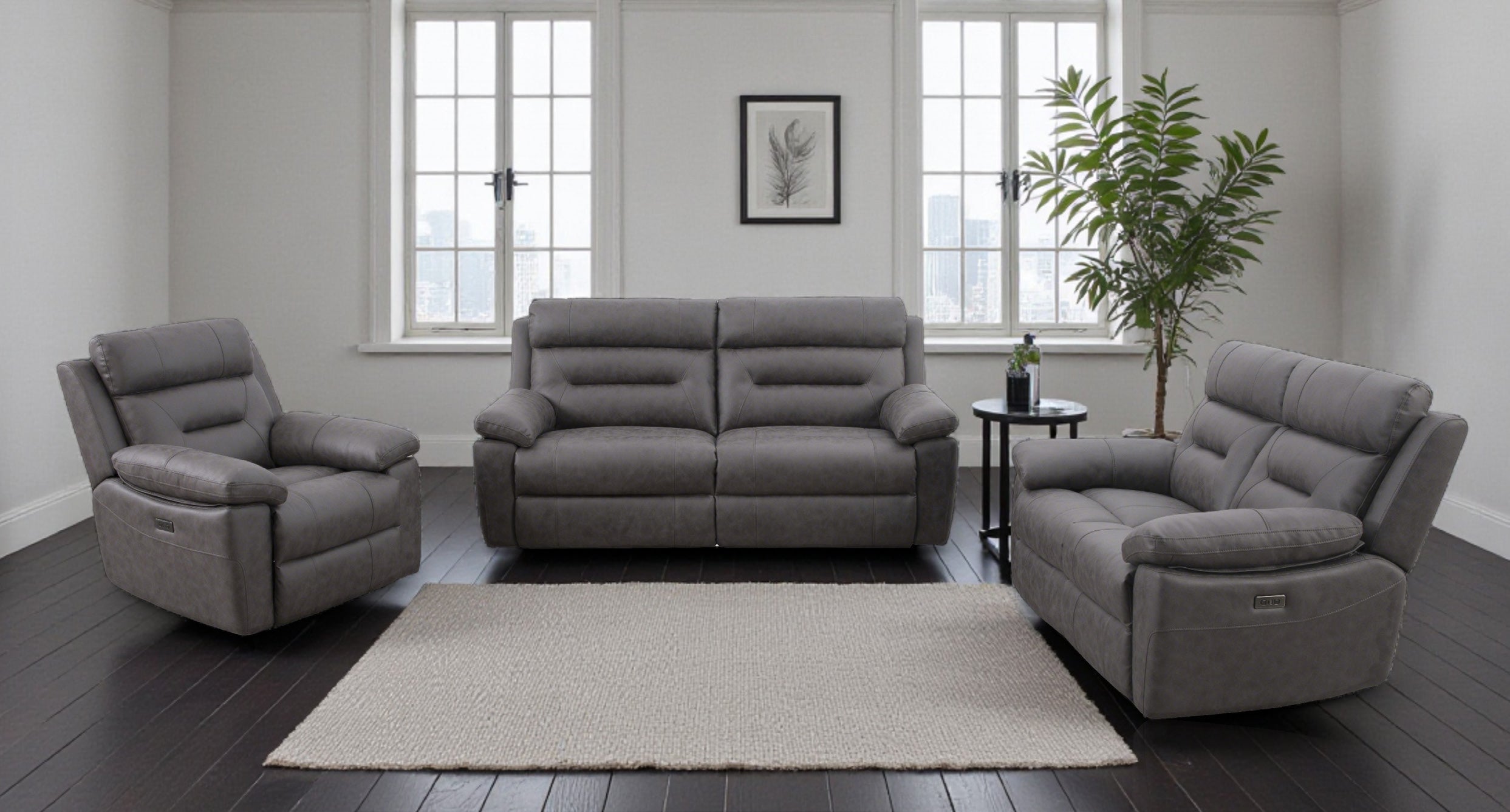 Lucca Ink Corner Sofa