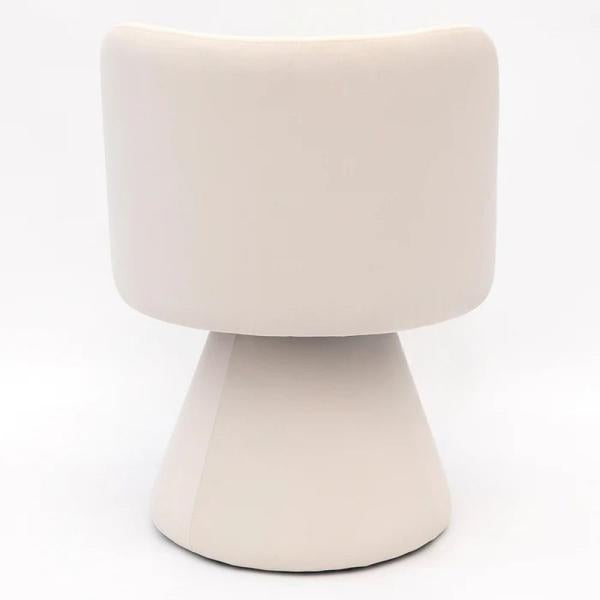 Celeste Fabric Swivel Dining Chair