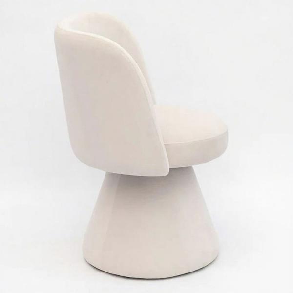 Celeste Fabric Swivel Dining Chair