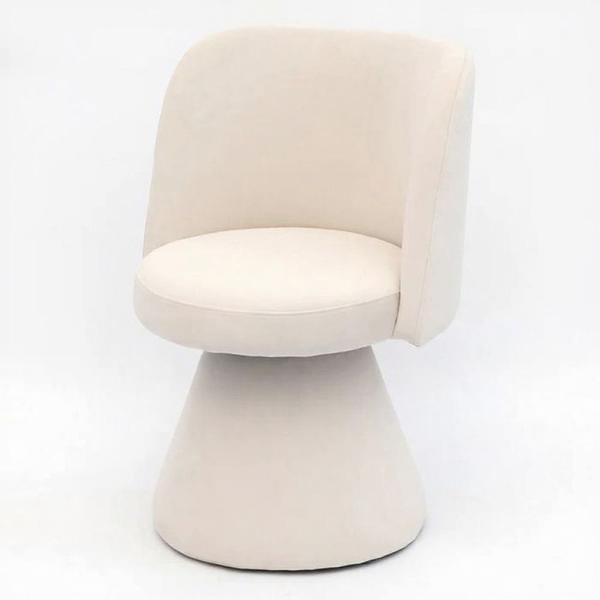 Celeste Fabric Swivel Dining Chair