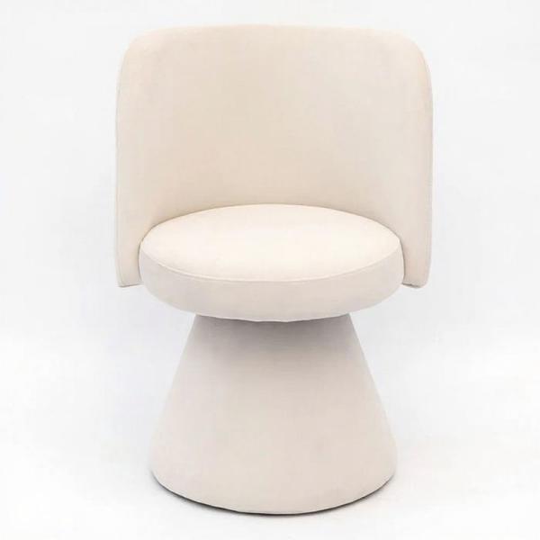 Celeste Fabric Swivel Dining Chair