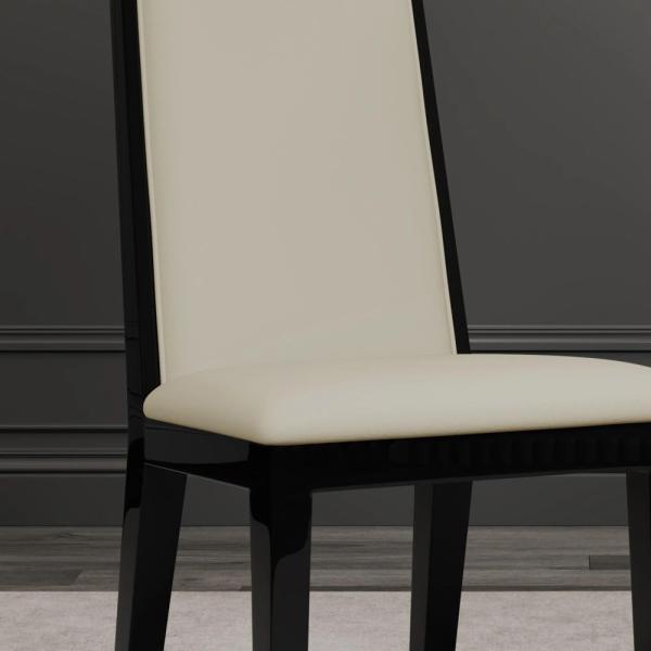 Montelli Grand High Back Leather Dining Chair
