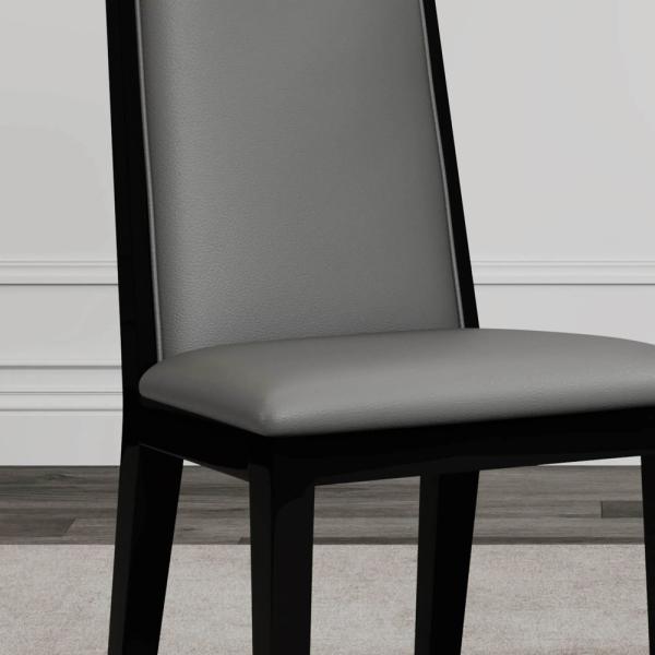 Montelli Grand High Back Leather Dining Chair