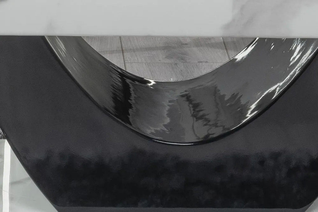 Omega White Black High Gloss Coffee Table