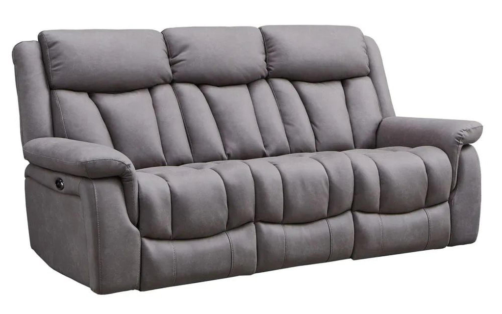 Pickford Grey Fabric Electric Recliner Sofa