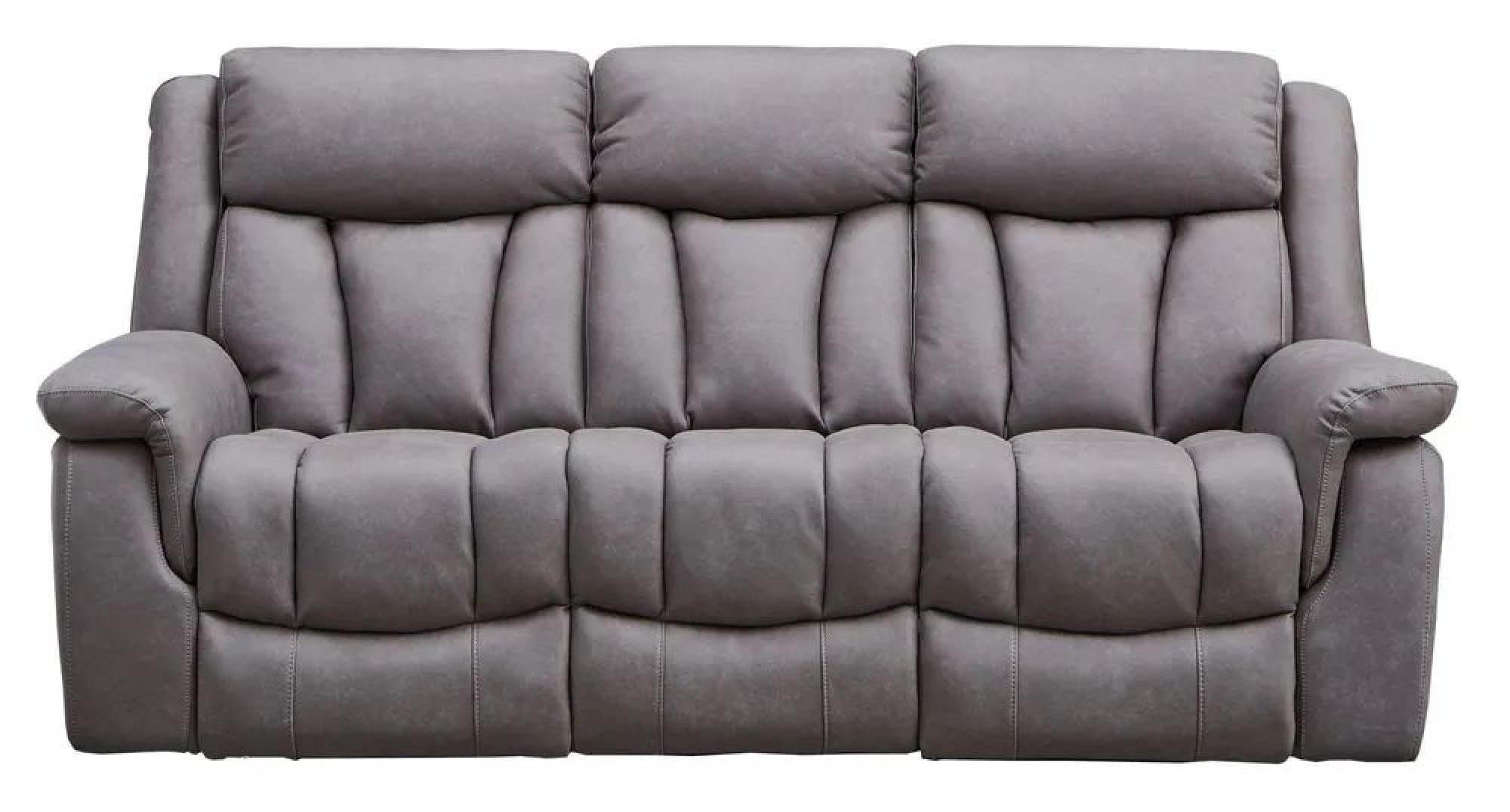 Pickford Grey Fabric Electric Recliner Sofa