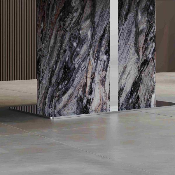 Ravello Grey Engineered Marble Dining Table 240cm
