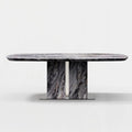 Ravello Grey Engineered Marble Dining Table 240cm
