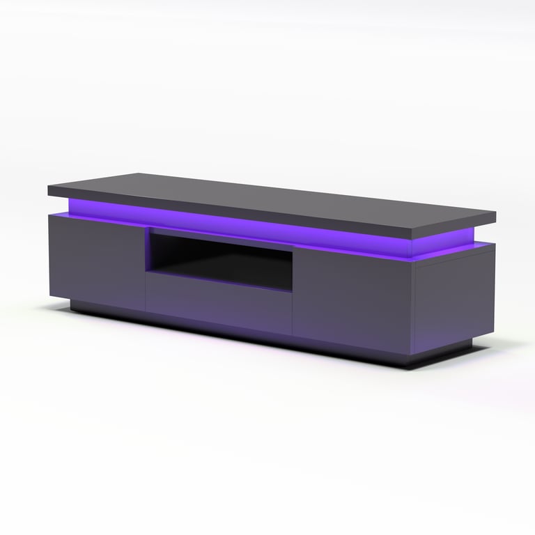 Aurora RGB LED TV Stand - Grey