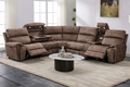 Vegas Chocolate Corner Sofa