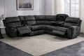 Vegas Mosaic Grey Corner Sofa